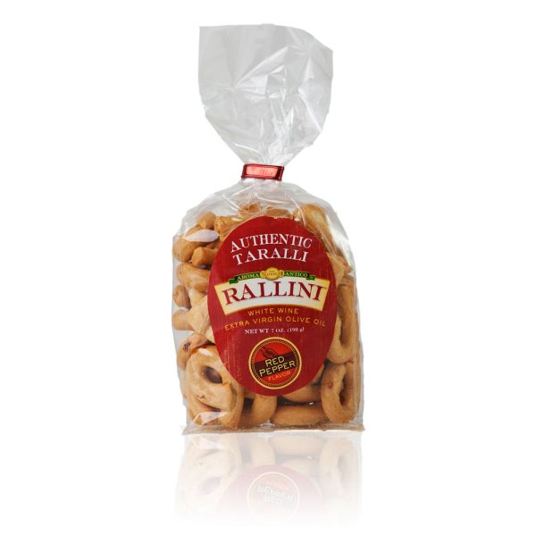 Rallini Red Pepper Taralli Bag 7oz 16ct